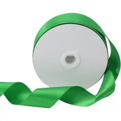 GENERICO - Cinta Satinada Satén De Doble Cara 4cm X 100 Metros - Verde