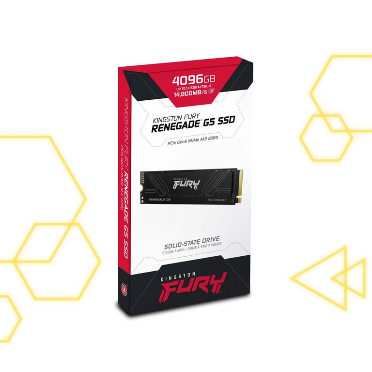 SSD FURY Renegade G5 4TB NVMe M.2 PCIe 5.0 Almacenamiento Masivo Gaming