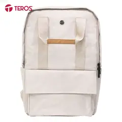 TEROS - MOCHILA CITY II BEIGE TE-9026BG PARA NOTEBOOKS HASTA 15.6 PULG