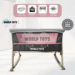 BABY - Cuna Colecho para Bebé con Colchoneta «SWEETY» Pink