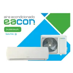 EACON - Aire Acondicionado Split de 24,000 BTU Convencional Frío