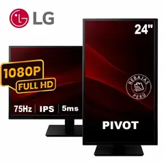 LG - Monitor 24BK550Y-B 238” IPS FHD 75Hz con Altavoces Pivot
