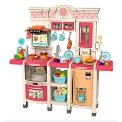 GENERICO - Cocina Super Grande 3 Cuerpos Efectos Agua Vapor Sonidos y Luz