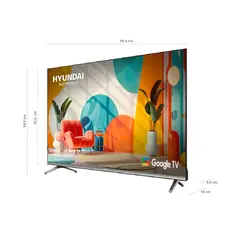 HYUNDAI - Televisor Smart TV QLED 43 HYLED4326QG Google TV