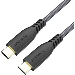 TRONSMART - Cable TCC01 USB-C a USB-C 2.0 – Carga y Transferencia Segura
