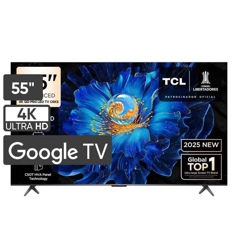 Televisor Mini LED 55 UHD 4K Smart TV 55C6KS