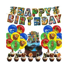 KIDS - Kit Decoración de Cumpleaños Temática Brainrots Italianos