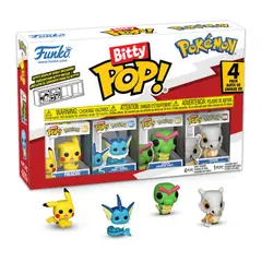 FUNKO - Miniaturas Bitty Pop Pokemon Pikachu 4 Pack