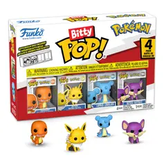 FUNKO - Miniaturas Bitty Pop Pokemon Charmander 4 Pack