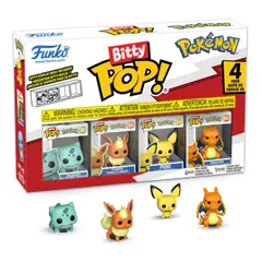 FUNKO - Miniaturas Bitty Pop Pokemon Bulbasaur 4 Pack