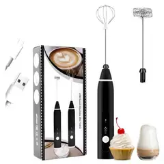 GENERICO - Batidor electrico espumador de mano Portatil