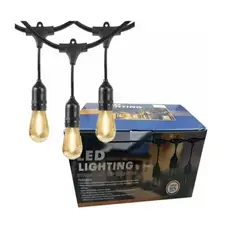 GENERICO - Guirnalda Terraza Patio de 20 Ampolletas