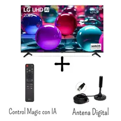 LG - Televisor 55 Pulgadas Con IA UHD 4K WebOS 55UA7300PSB + Control Magic + Antena Digital (2025)