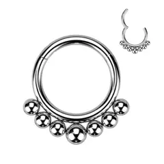 ADR JOYERIA CORPORAL - Piercing Argolla Borlas Septum Daith Titanio ADR Joyería Corporal