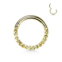 ADR JOYERIA CORPORAL - Piercing Argolla Bisel Septum Daith Titanio ADR Joyería Corporal