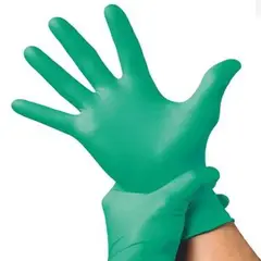 GENERICO - Guantes de Nitrilo Verde Pack de 10 Cajas - Talla M