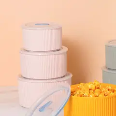 GENERICO - Set de Tapers de Cerámica Rosado