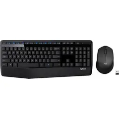 LOGITECH - COMBO TECLADO Y MOUSE WIRELESS MK345 BLACK USB ESPAÑOL 920-007820