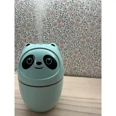 GENERICO - Humidificador portátil Panda 220 ml USB con luz LED - Verde