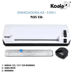 KOALA - Enmicadora Laminadora A3 PLUS 336 - 3 en 1
