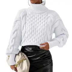 GENERICO - Chompa Mujer 52794153 Doble Cara 40C Sot-28 Color Blanco