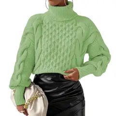 GENERICO - Chompa Mujer 52794153 Doble Cara 40C Sot-28 Color Olivo