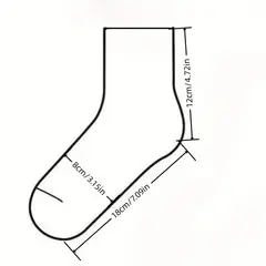 GENERICO - Medias o calcetines abrigadores para niños talla 22 al 29