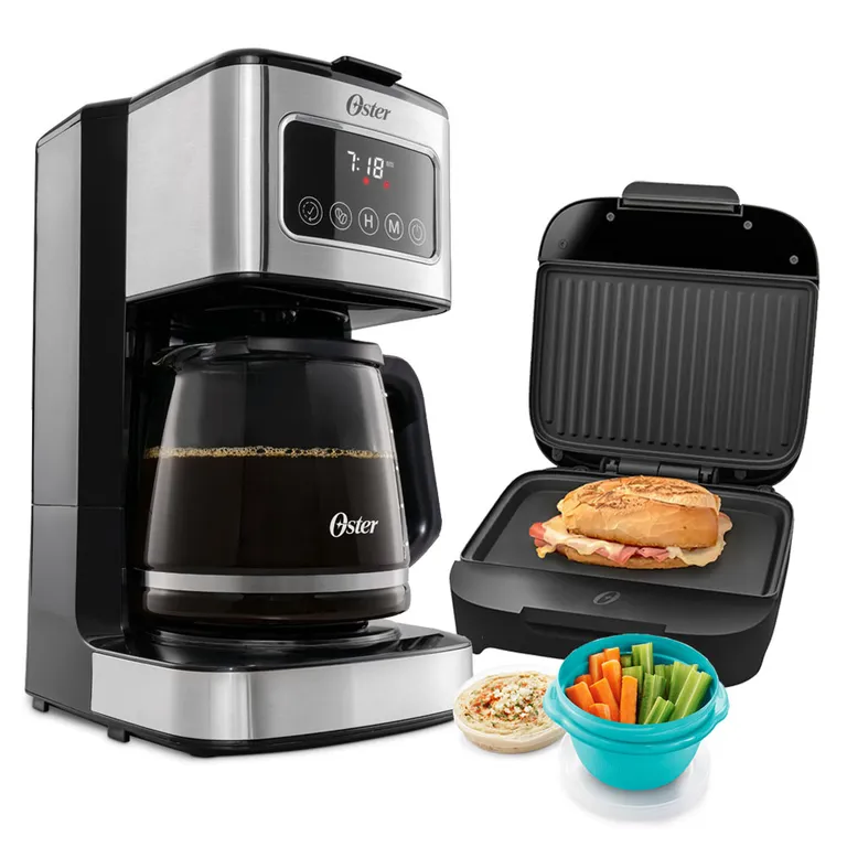 Combo Cafetera Bvstdc4403 + Sandwichera con Platos Hondos
