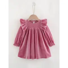 GENERICO - Vestido Encanto de terciopelo con manga larga