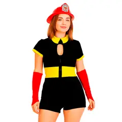 GENERICO - Disfraz Bombera Talla Estándar