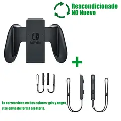 NINTENDO - Switch Joy-Con Grip & Strap Reacondicionado SemiNuevo