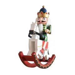 GENERICO - Cascanueces a Caballo 1402A 30cm De Alto Verde