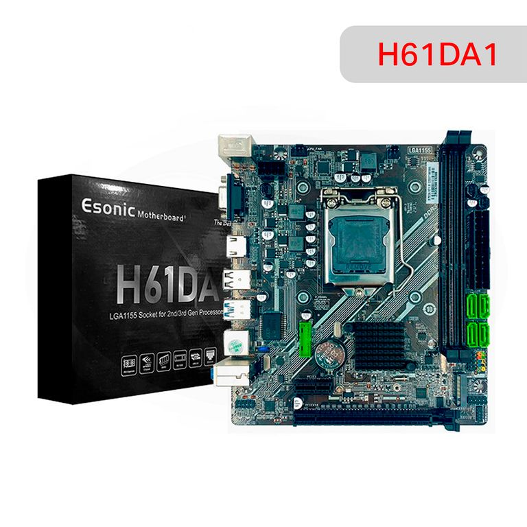 Placa madre H61DA1 DDR3 LGA 1155 2DA & 3ERA GENERACION