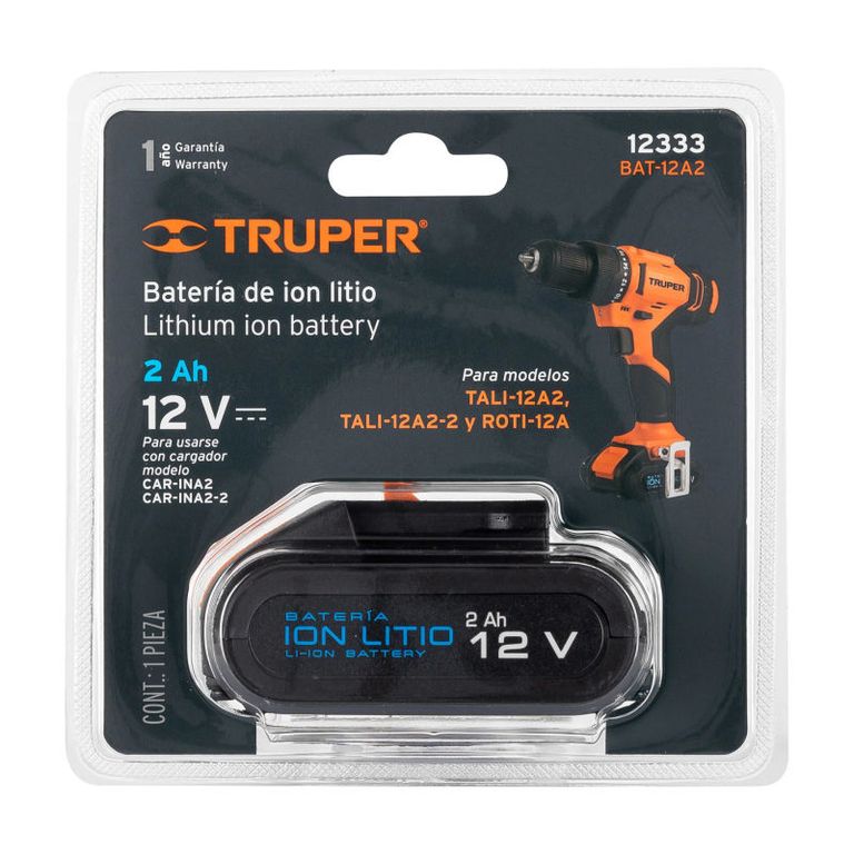 Batería ion litio 12 V para taladro TALI-12A2-2 - 12333