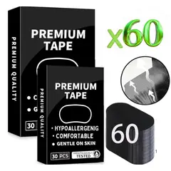 GENERICO - Cinta Parche Bucal Premium Tape Pack 60 Pcs Antironquidos Duerme Mejor