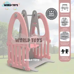 BABY - Columpio Antideslizante para Niños «ANNIE» Pink