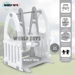 BABY - Columpio Antideslizante para Niños «ANNIE» White