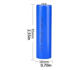 GENERICO - Pila Bateria Recargable Li-ion 37v 2200mah Icr18650
