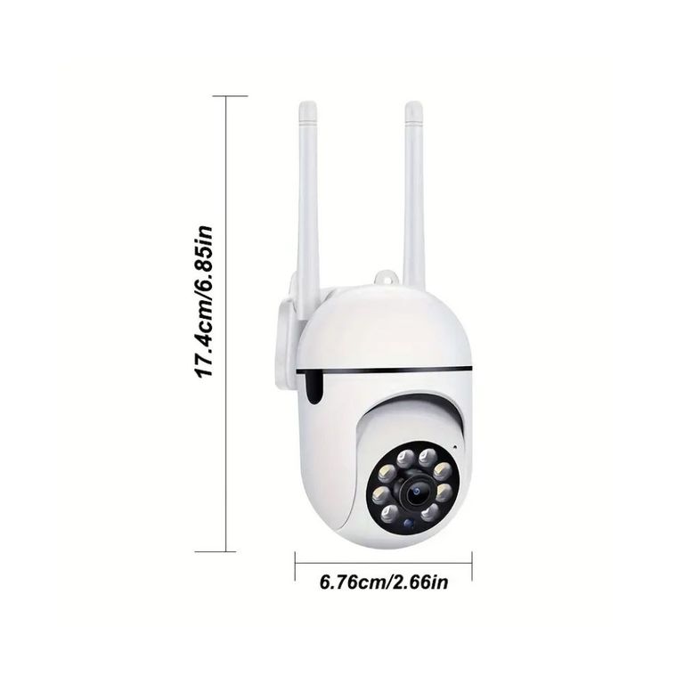 Cámara de seguridad doble visión