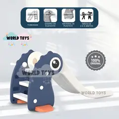 BABY KING - Tobogán para Niños «TYNO» con Escaleras Texturizadas Blue