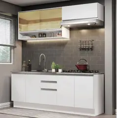 MADESA - Mueble de Cocina Integral Glamy 200 cm Con Lavadero 04