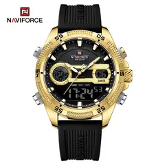 NAVIFORCE - Reloj NF9223 DUAL TIME Correa Silicona para Caballero