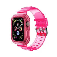 GENERICO - Correa TPU Completa para Apple Watch 42mm - Fucsia