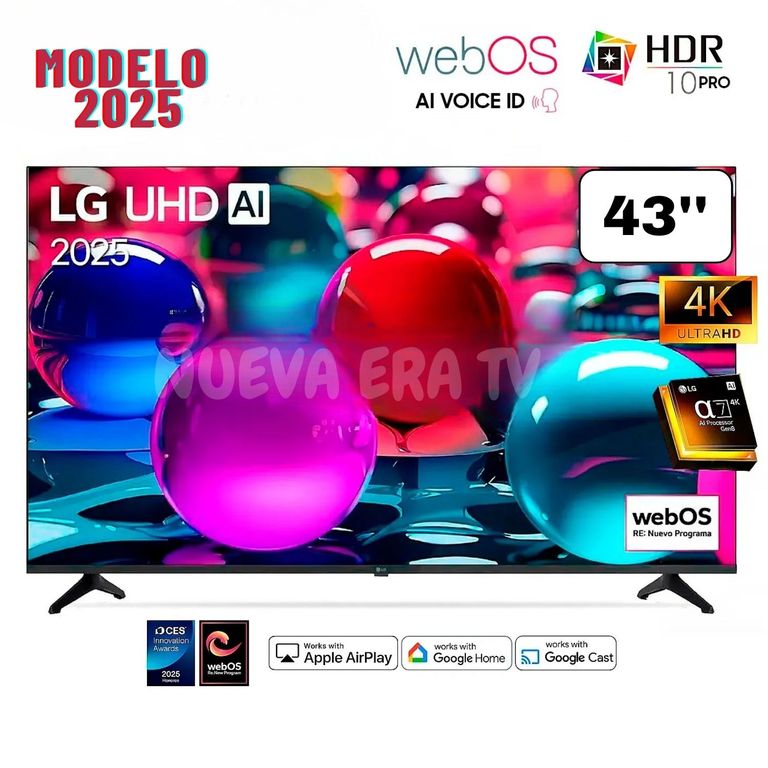 TELEVISOR 43" 43UA7300PSB 4K UHD AI SMART TV - 2025