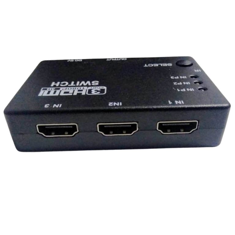 Switch Hdmi Conversor Adaptador Divisor 1x3 con Control