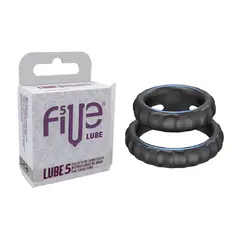 DR PINKY - Anillo CockRing Duo Retardante Sexual + Lubricante Five 05 Sachets