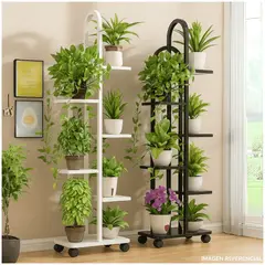 INSPIRA MARKET - Estante para Plantas Soporte Macetas Metal Color Aleatorio