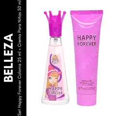 GENERICO - Set Happy Forever Colonia 25 ml + Crema Para Niñas 50 ml