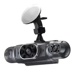 GENERICO - Cámara Para Auto Full Hd Triple Lente 1080p + Cámara Trasera