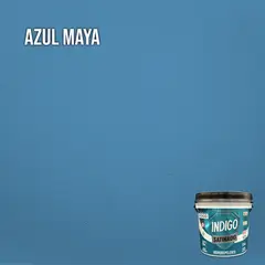 PINTURAS INDIGO - Látex INDIGO SATINADO Azul Maya